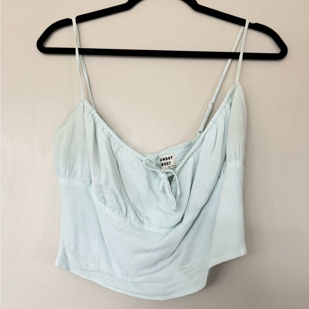 Sunday Best Sky Blue Camisole Top